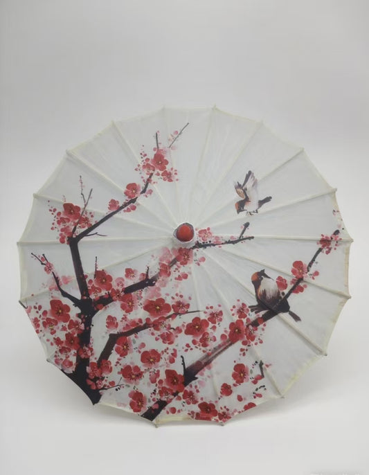 Chinese flower-and-bird painting雀栖梅枝